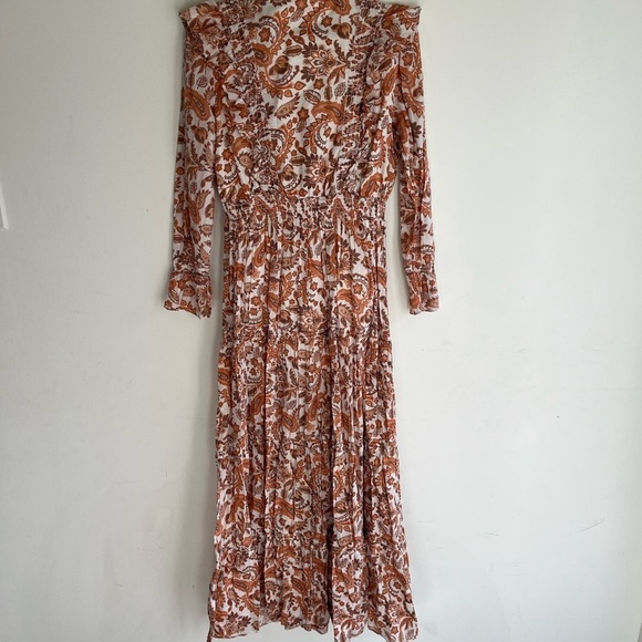 MAJE Printed Cotton Dress Size 40 - Picture 5 of 7
